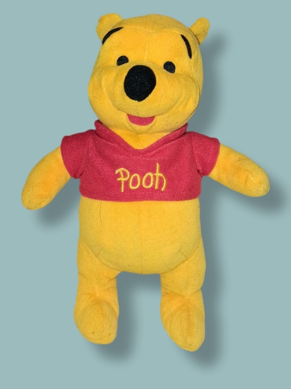 Classic Pooh Plush Toy - Yellow with Red Shirt